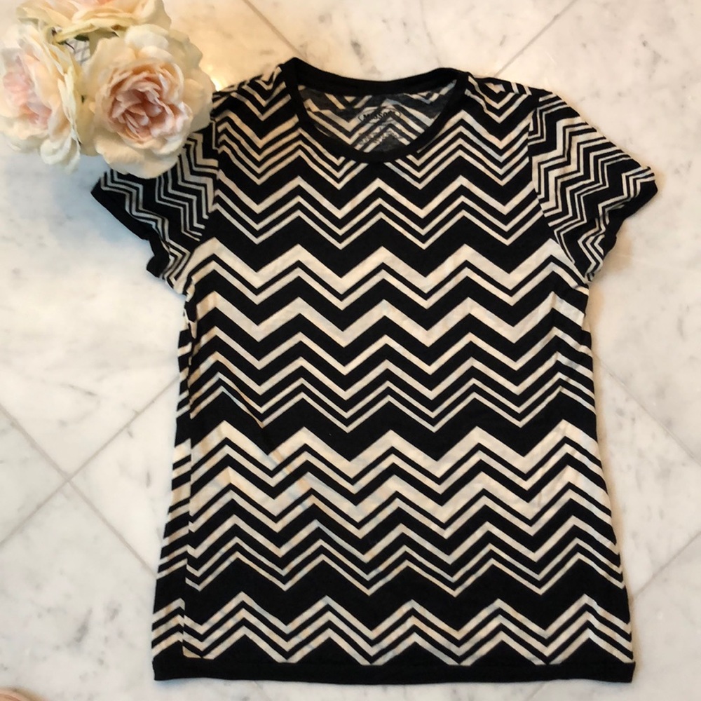 Missoni for target classic chevron B/W T-shirt 🖤